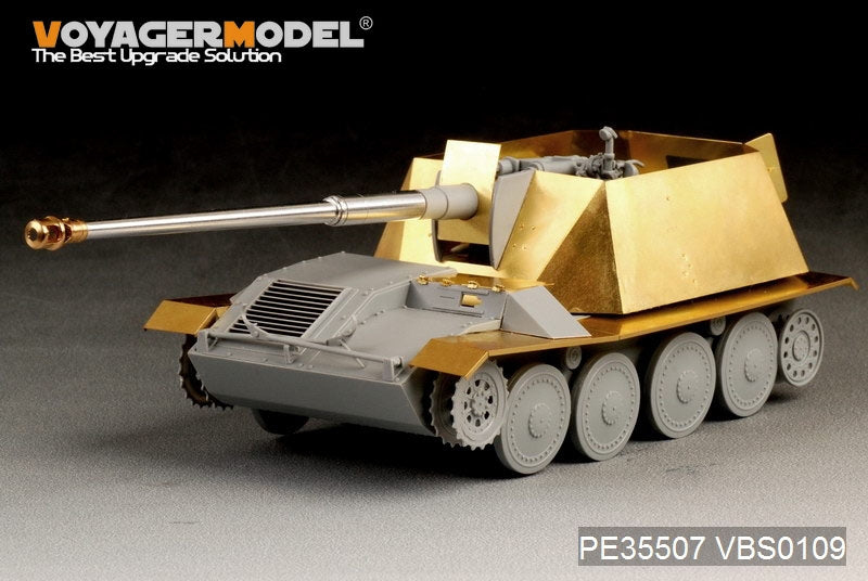 Maquette Voyager PE35507 Canon à vent allemand Pak 43 de 88 mm (Seconde Guerre mondiale) avec garde-boue pour DRAGON 6728 au 1/35 – Bild 4