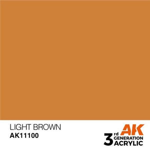 AK Interactive AK11100 MARRON CLAIR – STANDARD 17 ml
