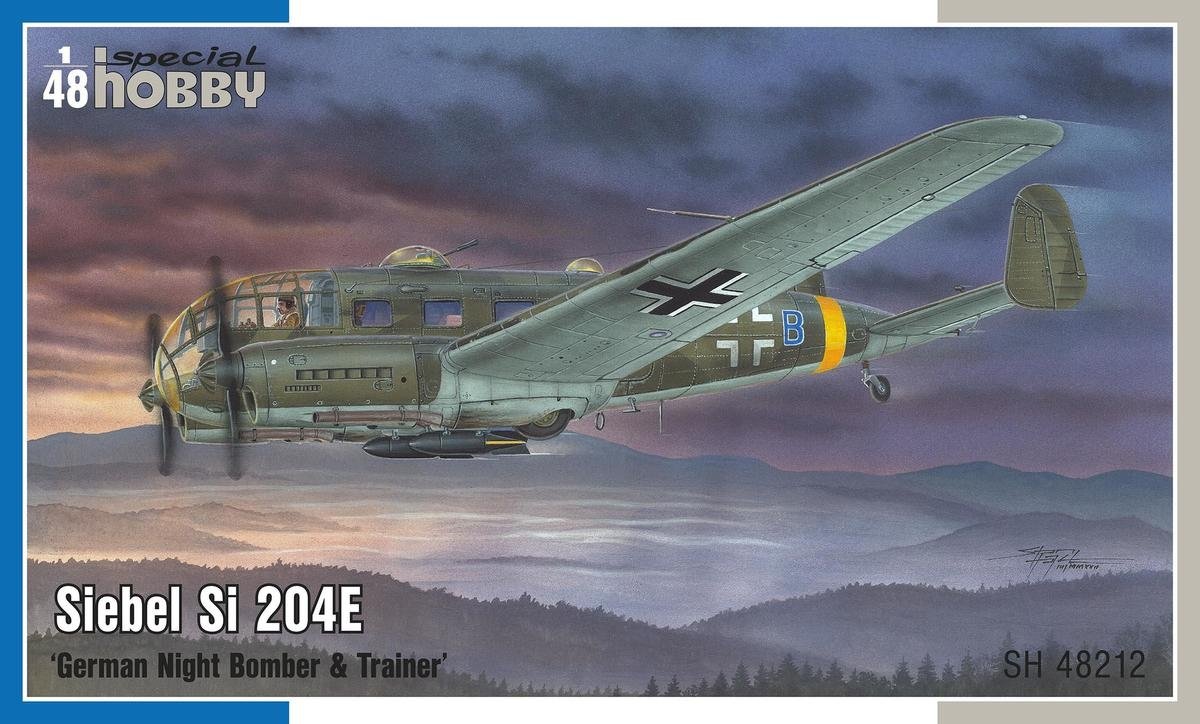 Special Hobby 48212 Siebel Si 204E « Bombardier de nuit et avion d'entraînement allemand » 1/48 