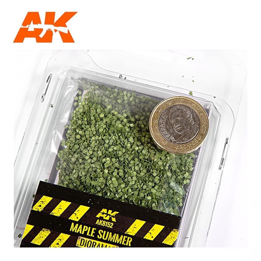 AK Interactive AK8152 FEUILLES D&amp;#39;ÉTÉ D&amp;#39;ÉRABLE 28MM 1/72 – image 2