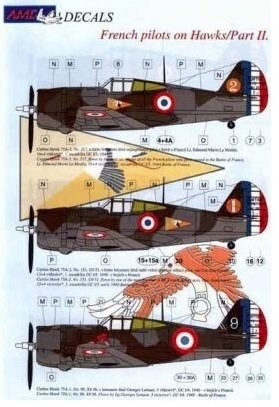 AML D48004 Pilotes français sur Hawk, partie II, échelle 1/48 – image 2
