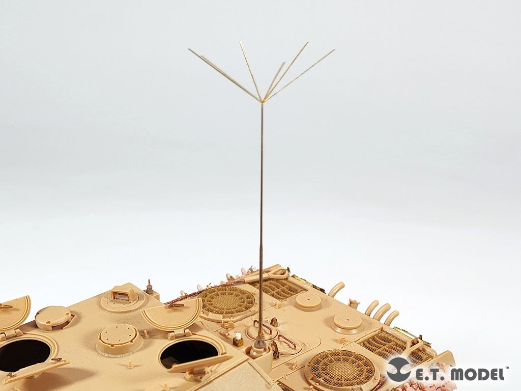 Ensemble d&amp;#39;antennes en étoile allemandes de 1,8 m pour maquette ET Model P35-271 de la Seconde Guerre mondiale, échelle 1/35 – image 3