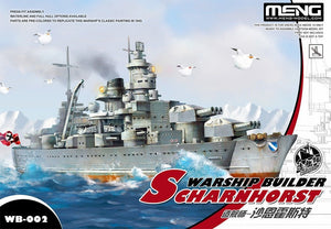 Meng modèle WB-002 série de constructeurs de navires de guerre Scharnhorst
