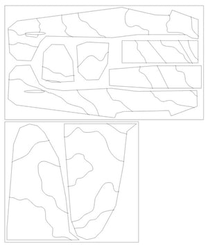 Omask 44008 Spitfire Mk.II surfaces de camouflage F.Fajtl camo J (pour Eduard 11146) 1/48