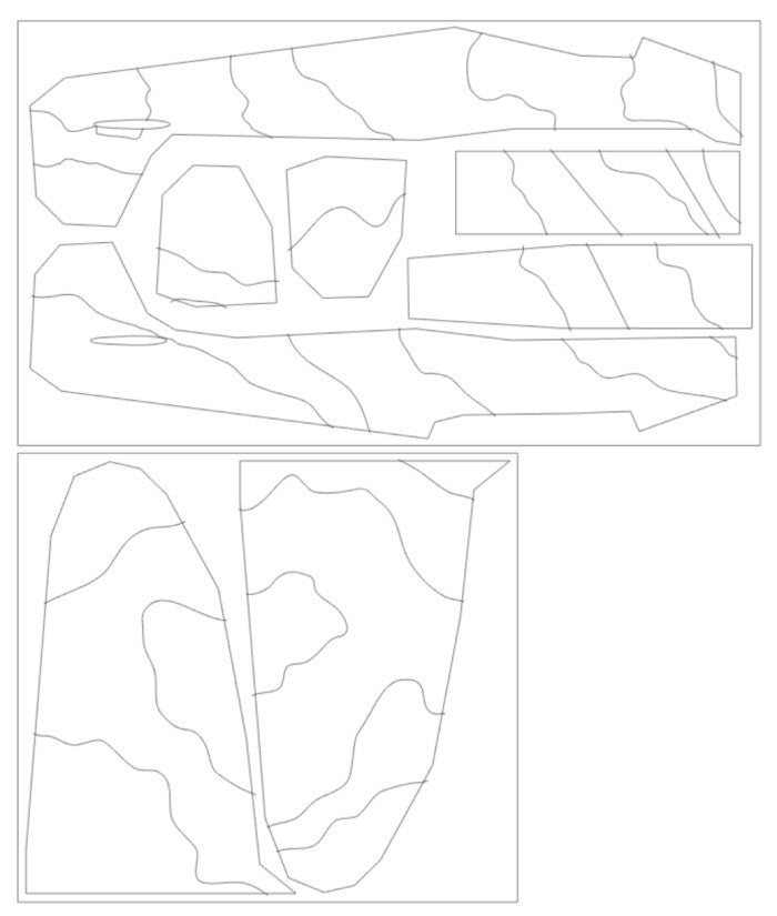 Omask 44008 Spitfire Mk.II surfaces de camouflage F.Fajtl camo J (pour Eduard 11146) 1/48
