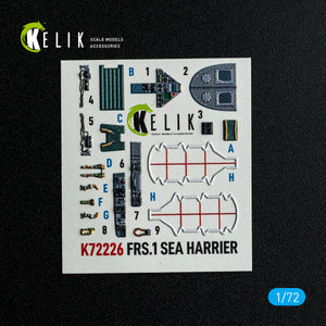 KELIK K72226 FRS.1 SEA Harrier - interior 3D decals for Italeri kit 1/72 – imagen 5