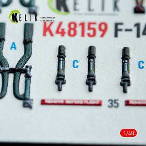 KELIK K48159 F-140 - interior 3D decals for GWH kit 1/48 – imagen 7