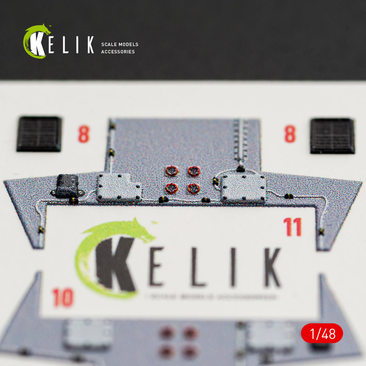 KELIK K48169 F-16I SUFA - interior 30 decals for GWH kit 1/48 – image 7