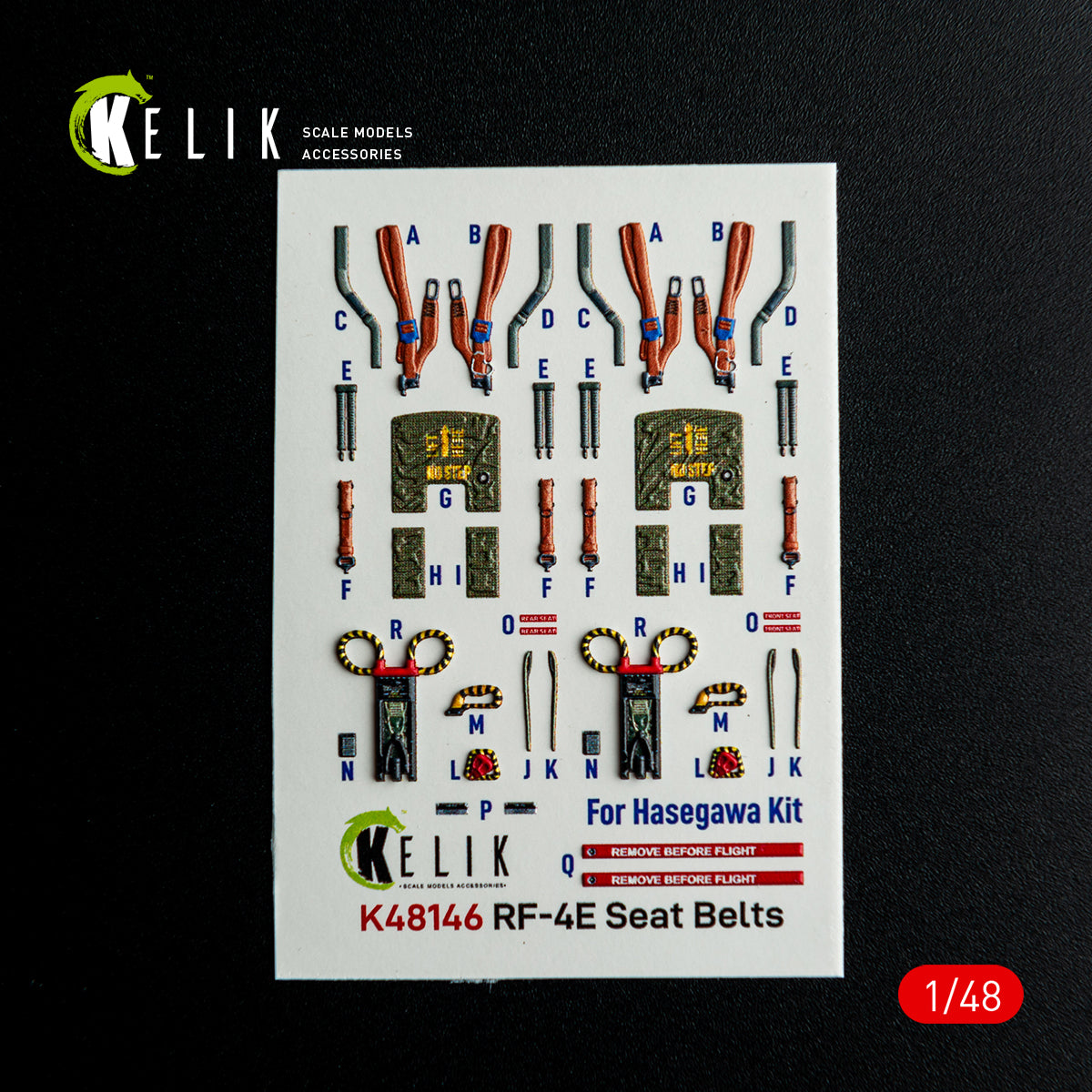 KELIK K48146 RF-4E - interior 3D decals for Hasegawa kit 1/48 – immagine 8