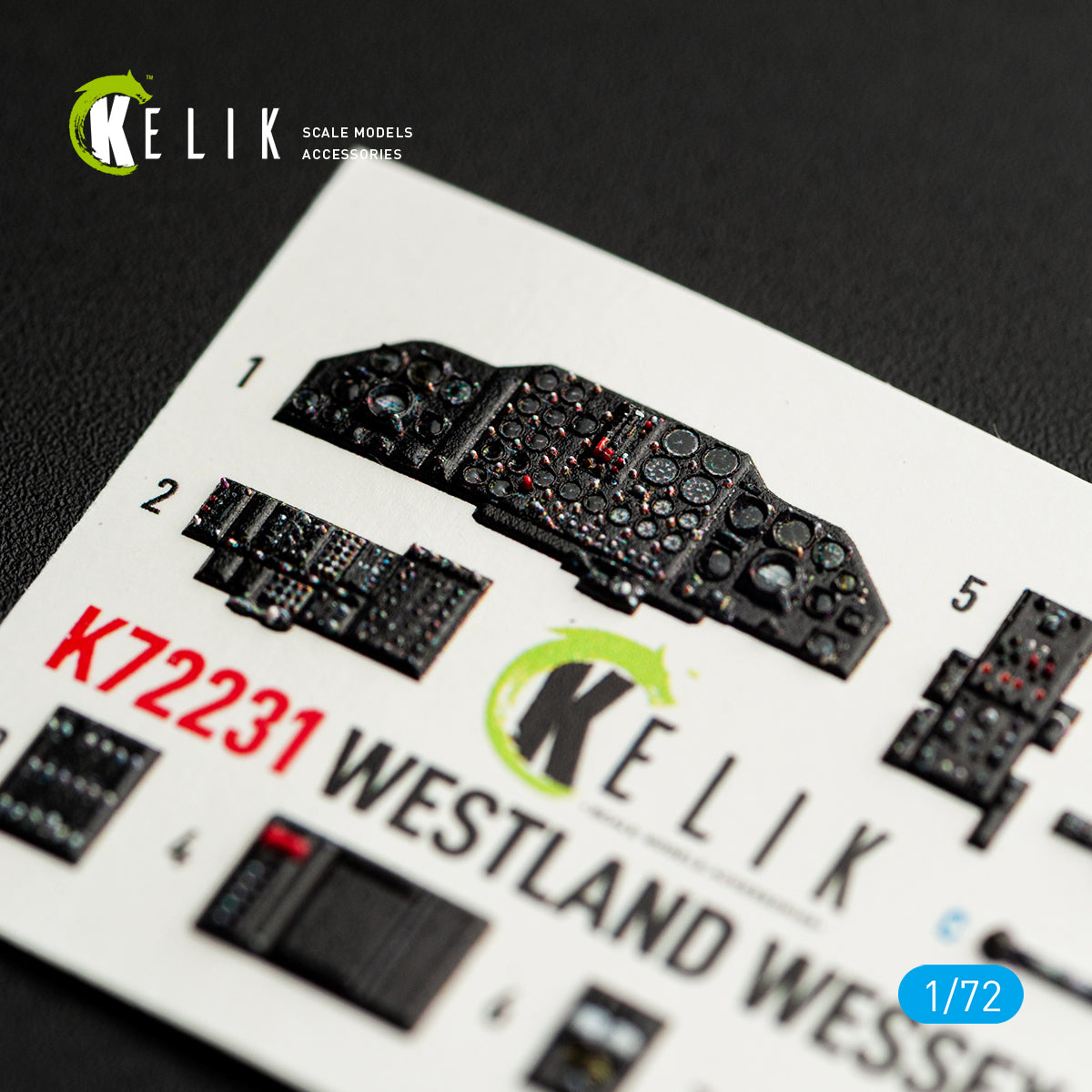 KELIK K72231 WESTLAND WESSEX HC.2 - interior 3D decals for AirFix kit 1/72 – image 4