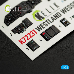 KELIK K72231 WESTLAND WESSEX HC.2 - interior 3D decals for AirFix kit 1/72 – image 5