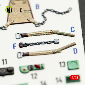 KELIK K48163 MC.200 - interior 3D decals for Italeri kit 1/48 – imagen 6