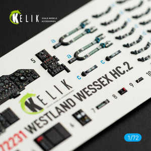 KELIK K72231 WESTLAND WESSEX HC.2 - interior 3D decals for AirFix kit 1/72 – image 6