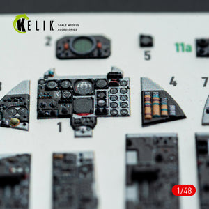 KELIK K48148 F-4E - interior 3D decals for Hasegawa kit 1/48 – immagine 9
