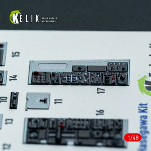 KELIK K48146 RF-4E - interior 3D decals for Hasegawa kit 1/48 – immagine 12