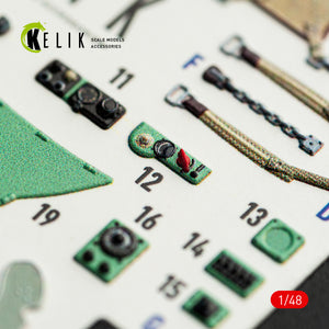 KELIK K48163 MC.200 - interior 3D decals for Italeri kit 1/48 – imagen 8