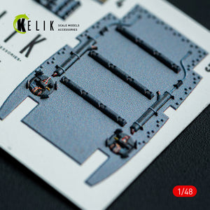 KELIK K48151 HARRIER GR3 - interior 3D decals for Kinetic kit 1/48 – immagine 10