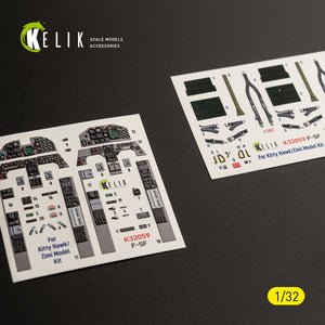KELIK K32059 F-5F - interior 3D decals for Kitty Hawk/Zimi models kit 1/32 – zdjęcie 15