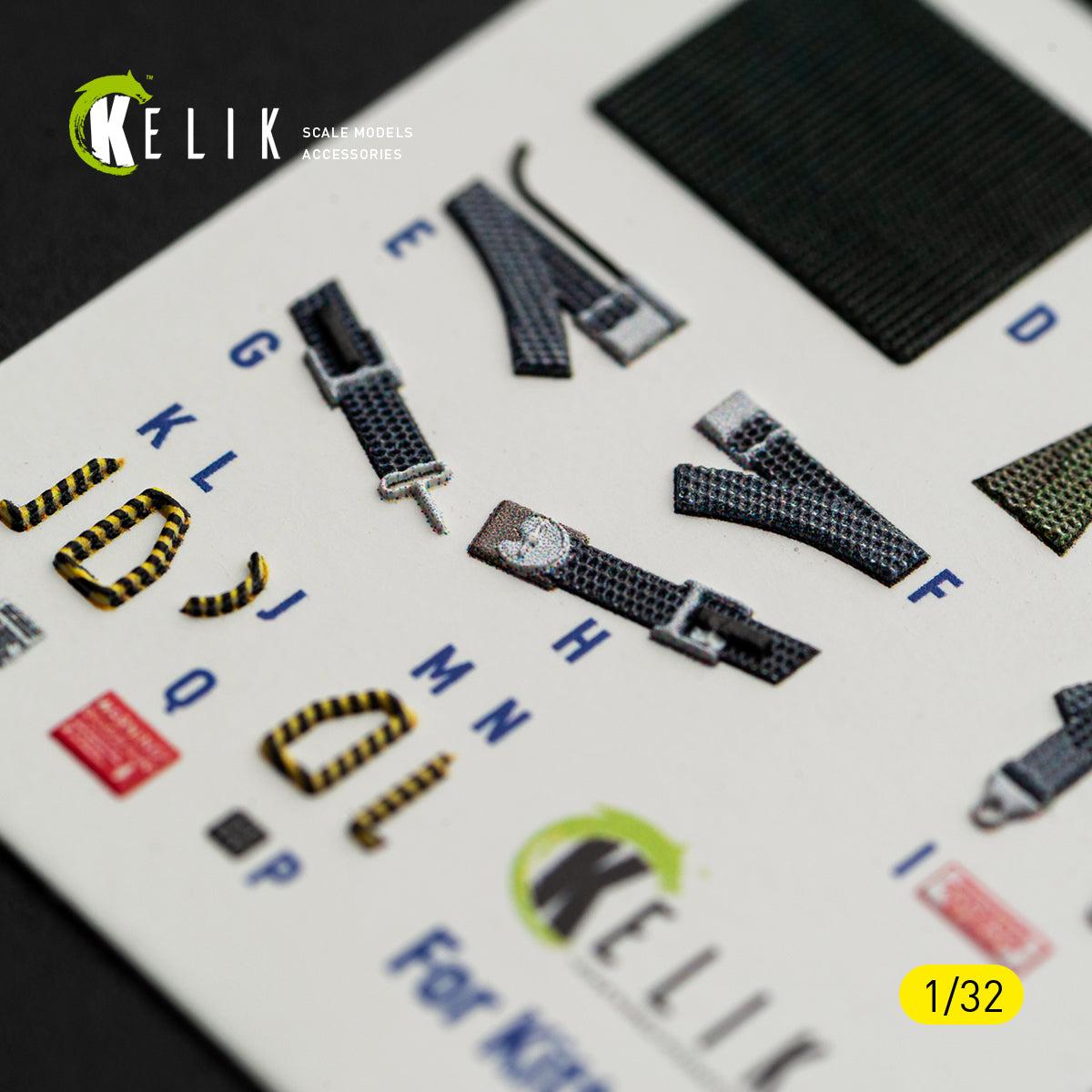 KELIK K32059 F-5F - interior 3D decals for Kitty Hawk/Zimi models kit 1/32 – zdjęcie 11