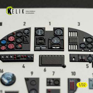 KELIK K32057 MS-406C-1 - interior 30 decals for Special Hobby kit 1/32 – immagine 4