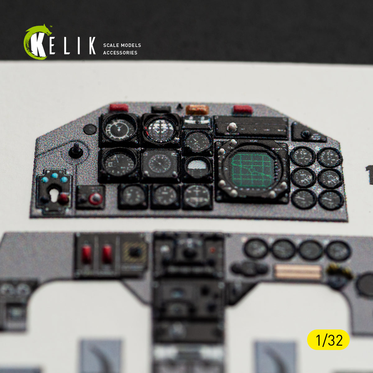 KELIK K32059 F-5F - interior 3D decals for Kitty Hawk/Zimi models kit 1/32 – zdjęcie 6