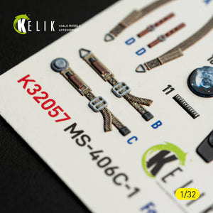 KELIK K32057 MS-406C-1 - interior 30 decals for Special Hobby kit 1/32 – immagine 7
