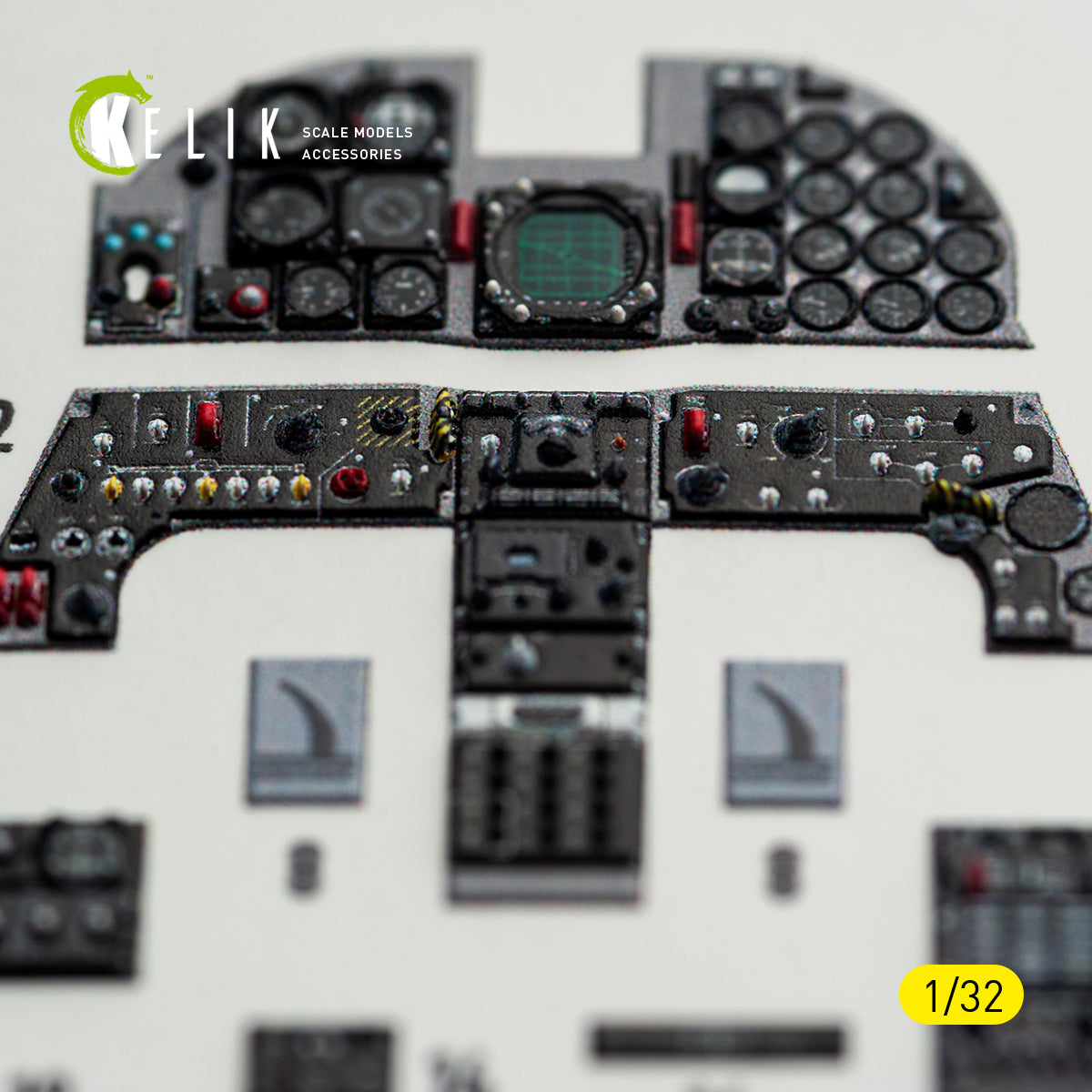KELIK K32059 F-5F - interior 3D decals for Kitty Hawk/Zimi models kit 1/32 – zdjęcie 5
