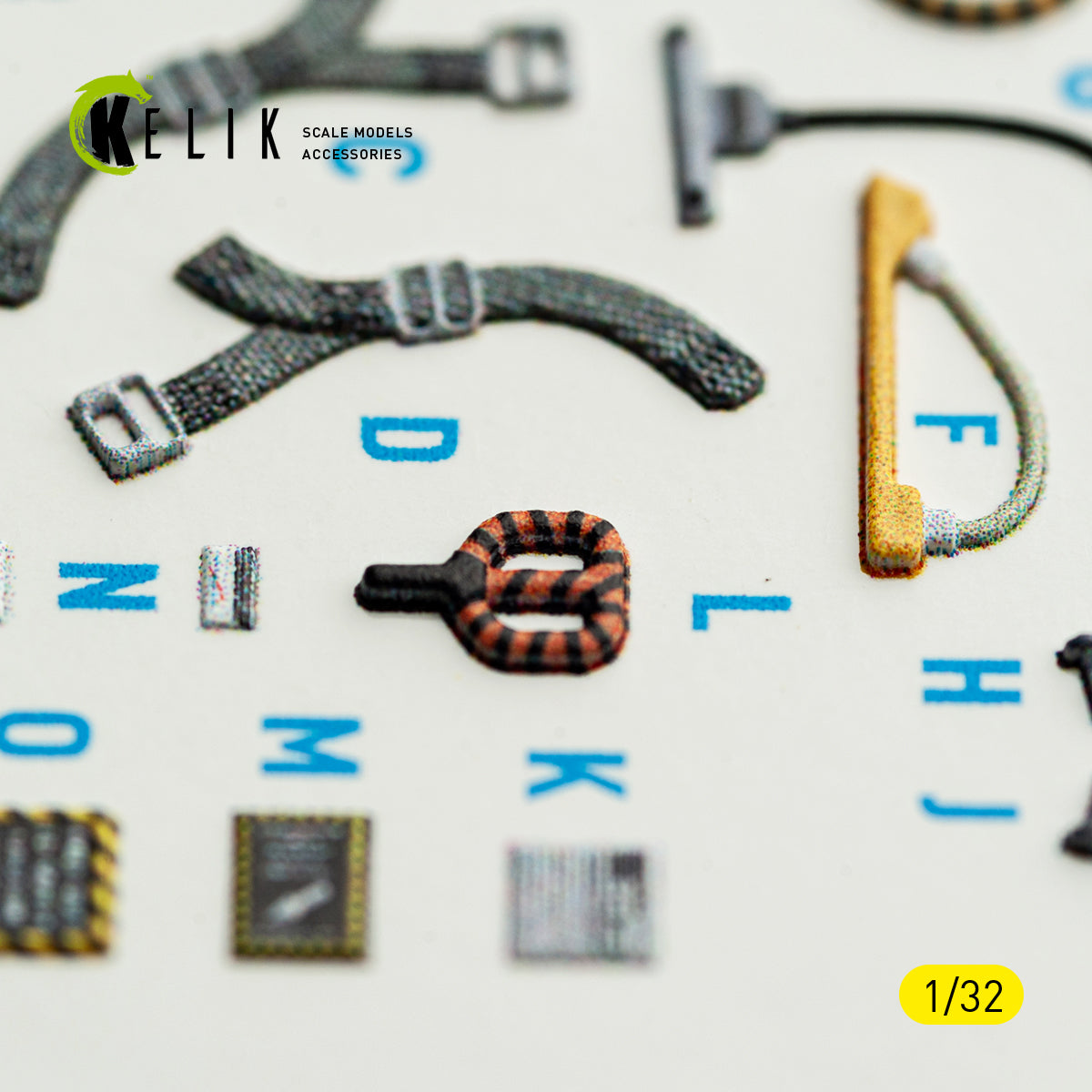 KELIK K32063 A-7E CORSAIR II - interior 3D decals for Trumpeter kit 1/32 – image 10
