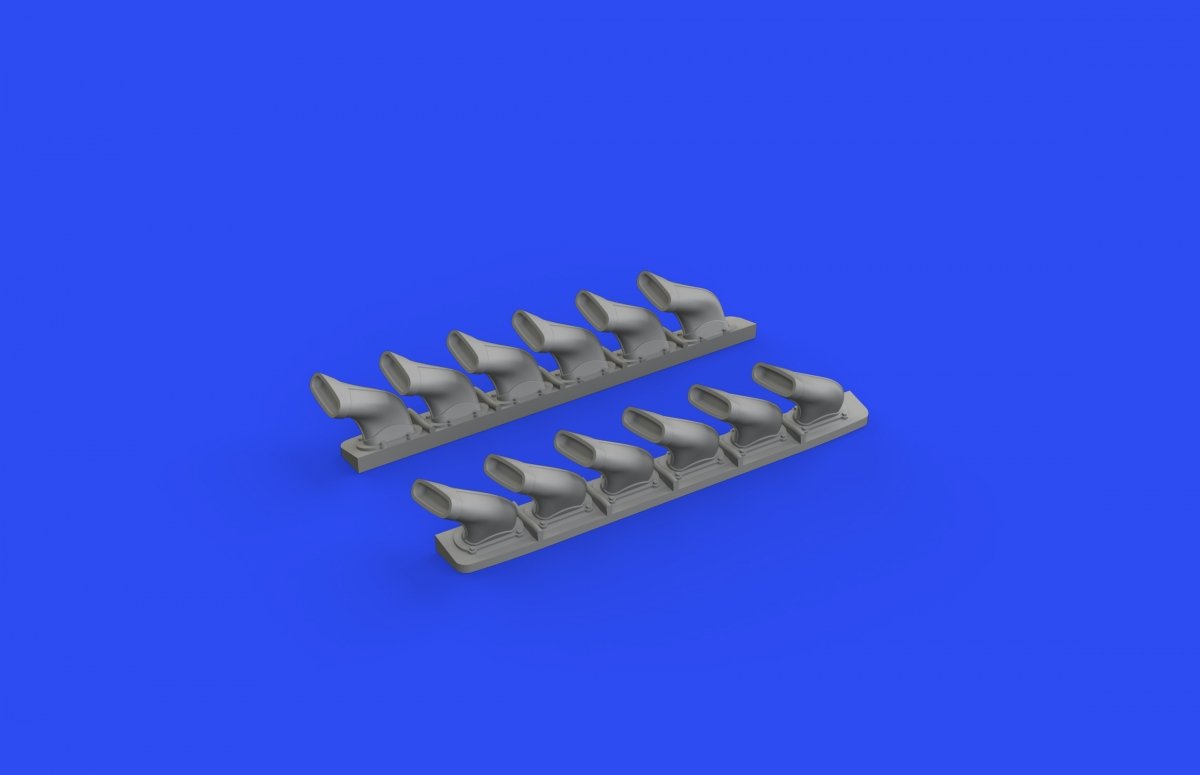 Eduard 648669 Spitfire Mk. V à six sorties d&amp;#39;échappement, empennage en queue de poisson EDUARD 1/48 – image 2