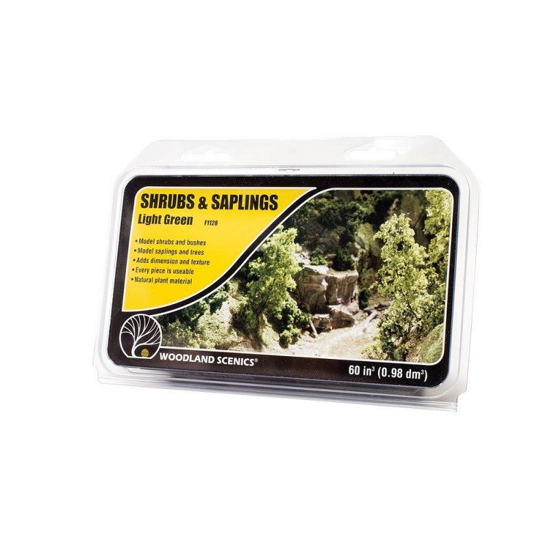 Arbustes Woodland Scenic WF1128 - Vert clair (0,98 dm3)