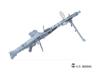 ET Model P06-001 Mitrailleuse allemande MG42 et boîte de munitions de la Seconde Guerre mondiale (impression 3D) 1/6 – immagine 2