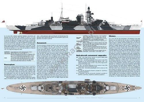 Kagero 16032 Le croiseur allemand Amiral Hipper EN – image 3