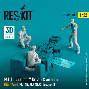RESKIT RSF32-0038 Pilotes de brouilleur MJ-1 (Guerre du Golfe) (MJ-1B, MJ-1B/C) (scène 1) (3 pièces) (Impression 3D) 1/32 – immagine 2