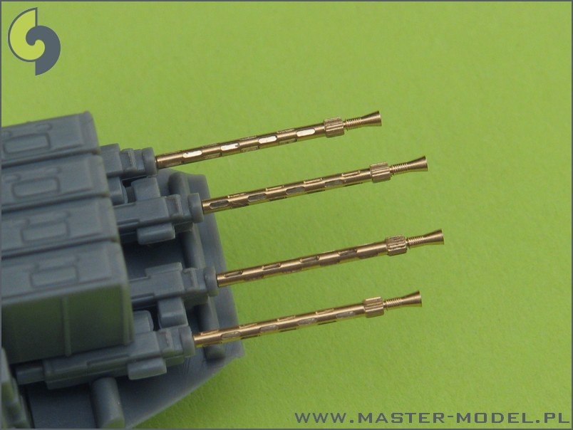 Master AM-48-026 British Mk 2 Browning calibre .303 (7,7 mm) avec cache-flammes (4 pièces) (1/48)  – image 3