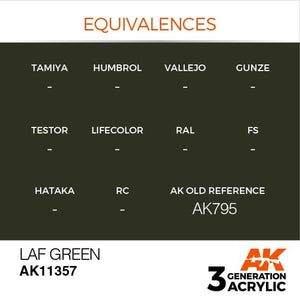 AK Interactive AK11357 LAF Vert 17 ml – immagine 3