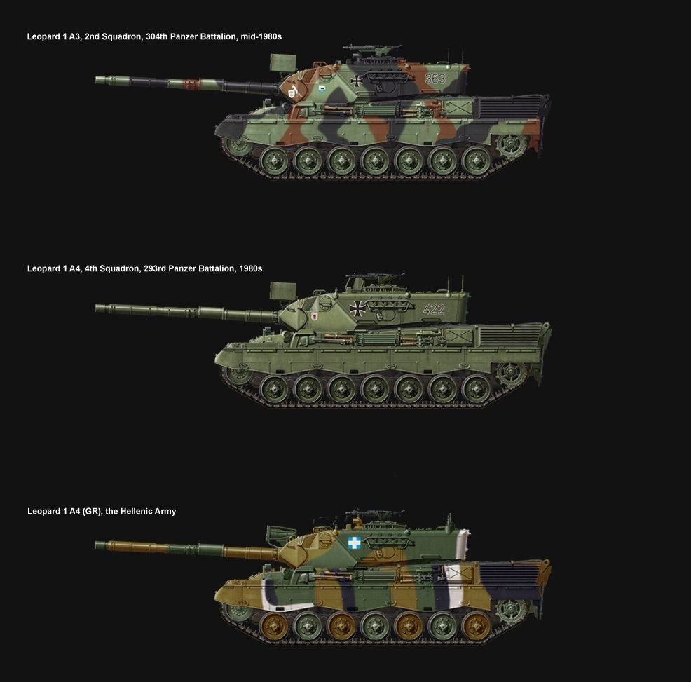 Meng Model TS-007 GERMAN MAIN BATTLE TANK LEOPARD 1 A3/A4 1/35 – zdjęcie 11
