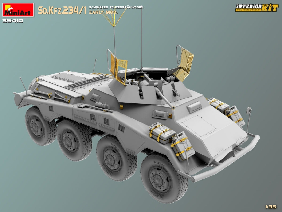MiniArt 35410 Sd.Kfz.234/1 Schwerer Panzerspahwagen. PREMIER MOD. KIT INTÉRIEUR 1/35 – image 4