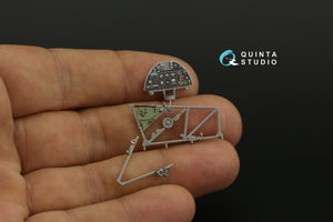 Intérieur imprimé en 3D et coloré sur papier décalcomanie Quinta Studio QD48410 pour la famille Hurricane (Arma Hobby) à l&amp;#39;échelle 1/48 – image 5