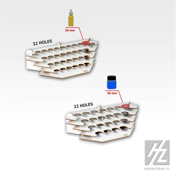 Support d&amp;#39;angle pour peinture de maquettes Hobby Zone HZ-s1nb 36 mm – image 2