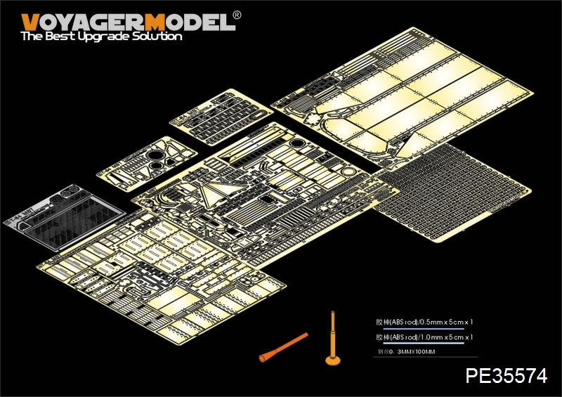 Maquette Voyager PE35574 Char moyen russe moderne T-64B Mod.1975 (modèle de base) pour TRUMPETER 01581, échelle 1/35