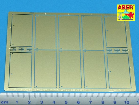 Aber 35A028 Jupes latérales pour Panther Ausf.G et Jagdpanther – imagen 2