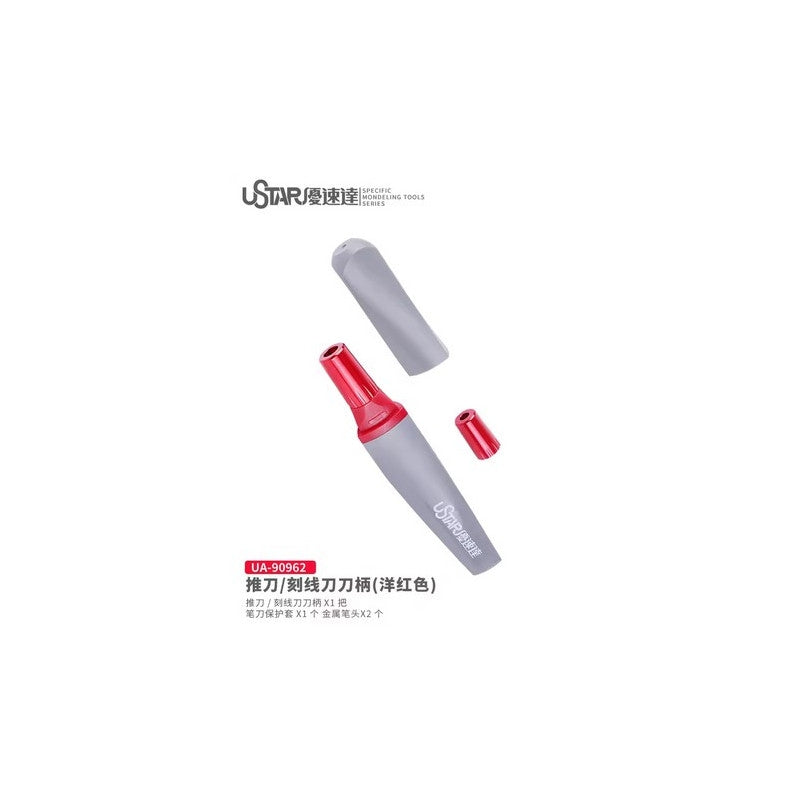 Manche de couteau à découper U-Star UA-90962 (rouge)