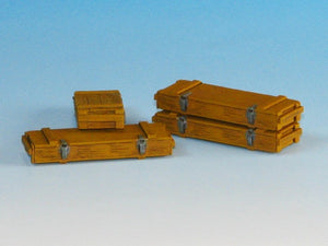 Boîtes à munitions en bois Eureka XXL E-016 pour cartouches Pak 40 de 7,5 cm au 1/35 – Bild 4