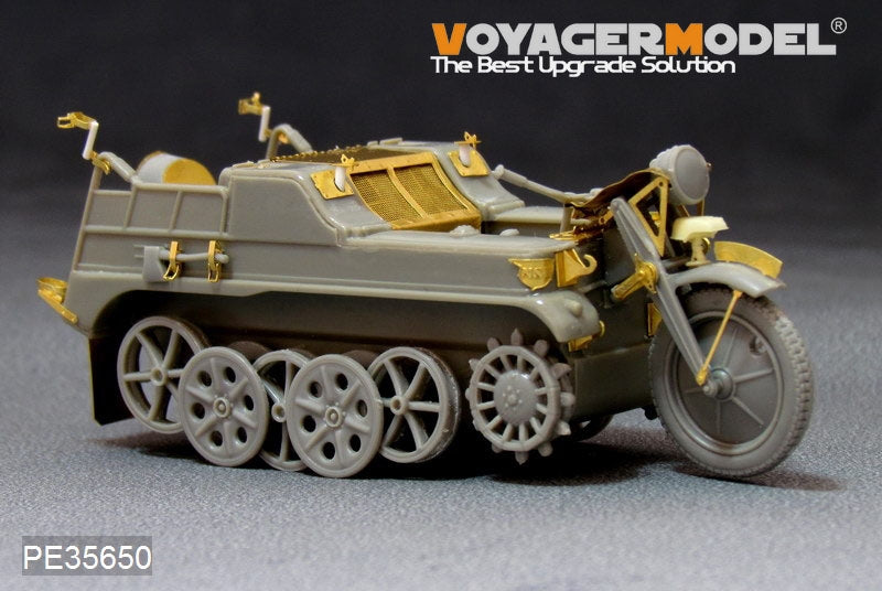 Voyager modèle PE35650 seconde guerre mondiale allemand Sd.Kfz.2 kleines Kettenkard pour DRAGON 6114 1/35 – immagine 6