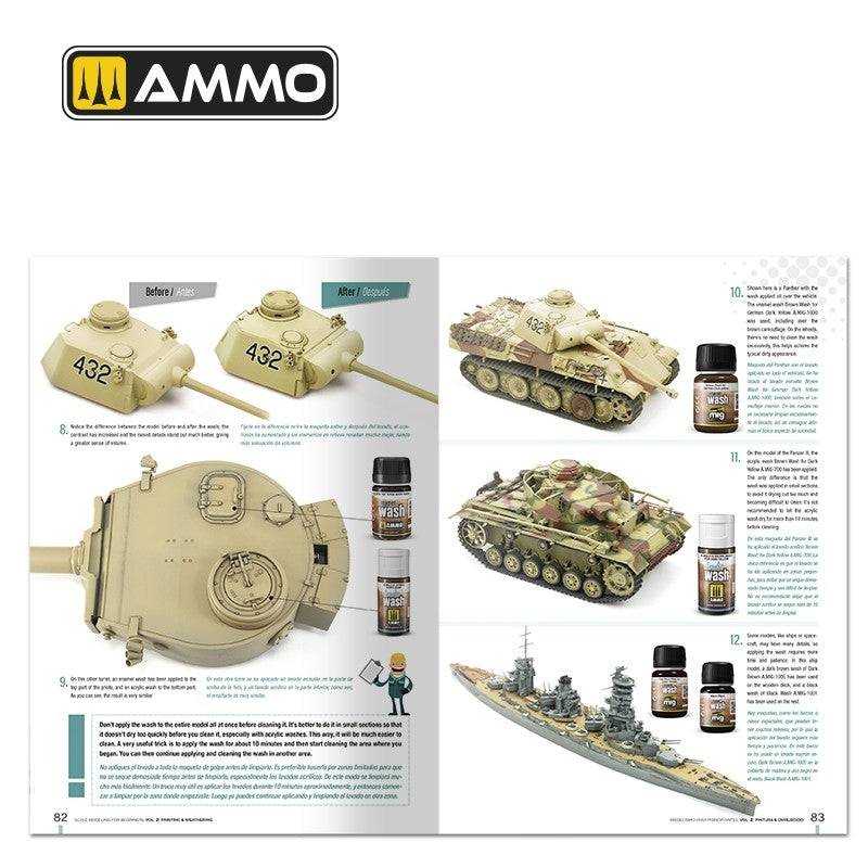 Ammo by Mig 6301 Modélisme à l&amp;#39;échelle pour débutants Vol. 2 : Peinture et vieillissement (bilingue) – image 5