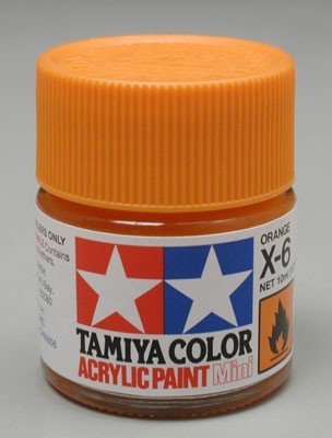 Peinture acrylique orange Tamiya X6 (81506) 10 ml – image 3