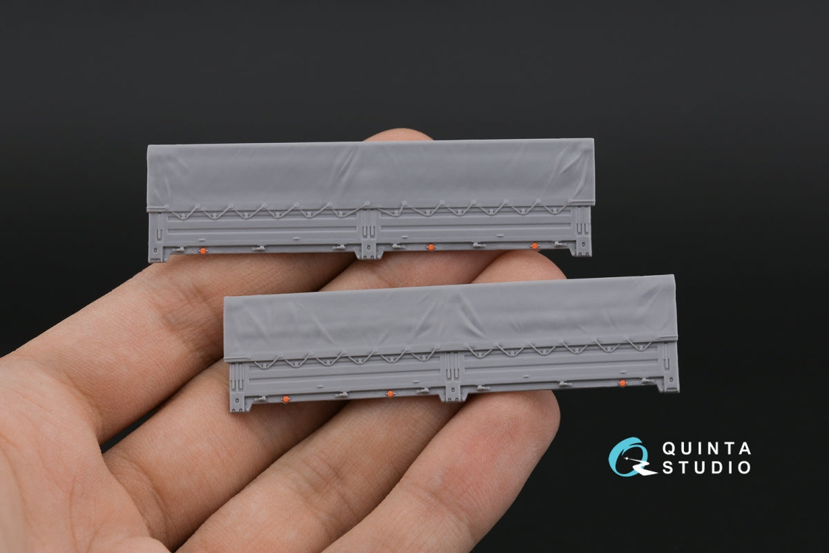 Quinta Studio QD72145 KAMAZ-5350 3D-Printed coloured Interior on decal paper (Zvezda) 1/72 – zdjęcie 11