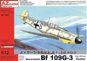 Maquette AZmodel AZ7607 Bf-109G-3 Gustav haute altitude 1/72