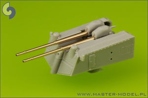 Master SM-200-007 German battleship Bismarck - secondary and heavy AA armament barrels - 15cm (12 pcs), 10,5 cm (16 pcs) – zdjęcie 4