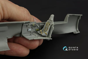 Intérieur imprimé en 3D et coloré sur papier décalcomanie Quinta Studio QD48317 P-40E/K (Hasegawa) 1/48 – immagine 10